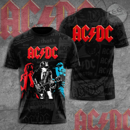 AC DC Rock Band 3D T shirt