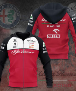 Alfa Romeo Racing 3D Zip Hoodie F1ARR003