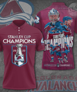 Colorado Avalanche 3D Polo NHLCA004