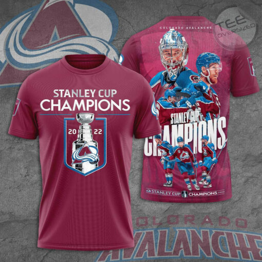 Colorado Avalanche 3D T shirt NHLCA004