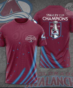 Colorado Avalanche 3D T shirt NHLCA005