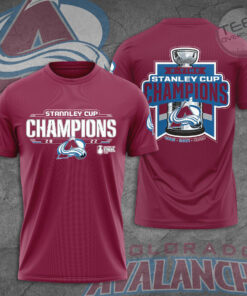 Colorado Avalanche 3D T shirt Red