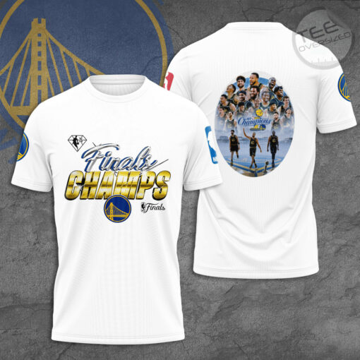 Golden State Warriors T shirt 3D S4 white