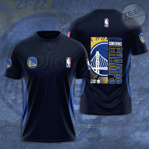 Golden State Warriors T shirt 3D S5 navy
