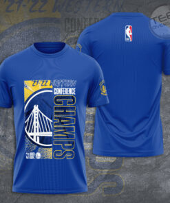 Golden State Warriors T shirt 3D S6 BLue