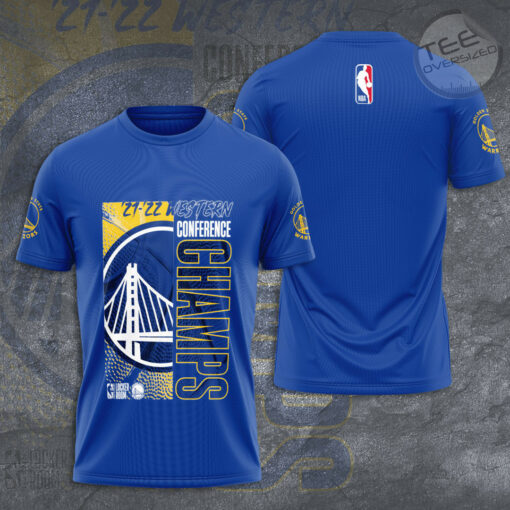 Golden State Warriors T shirt 3D S6 BLue
