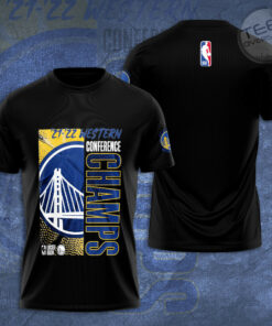 Golden State Warriors T shirt 3D S6 Black