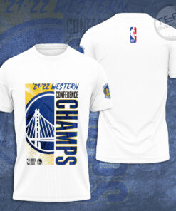 Golden State Warriors T shirt 3D S6 White