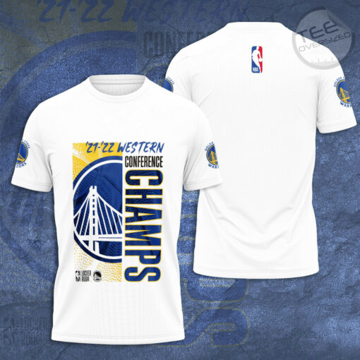 Golden State Warriors T shirt 3D S6 White