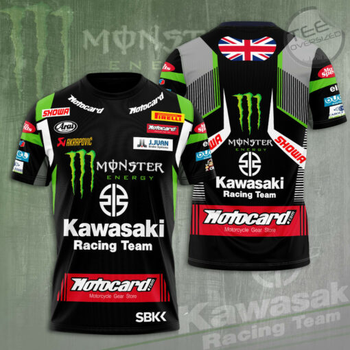 Kawasaki Racing Team 3D Apparels S10 T shirt