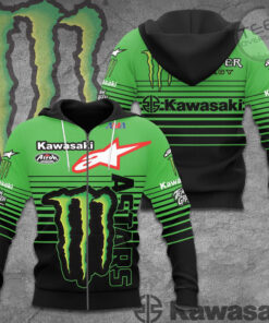 Kawasaki Racing Team 3D Apparels S6 Zip Hoodie