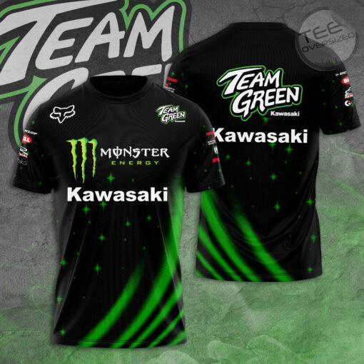 Kawasaki Racing Team 3D T shirt S2