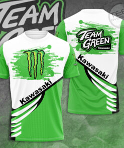 Kawasaki Racing Team 3D T shirt S3