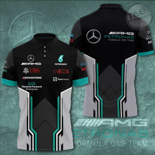 Mercedes AMG Petronas F1 Team 3D Apparels S46 Polo