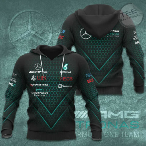 Mercedes AMG Petronas F1 Team 3D Apparels S49 Hoodie