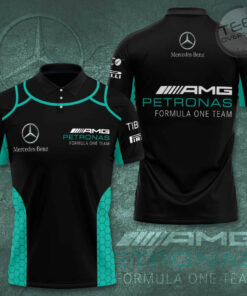 Mercedes AMG Petronas F1 Team 3D Apparels S52 Polo