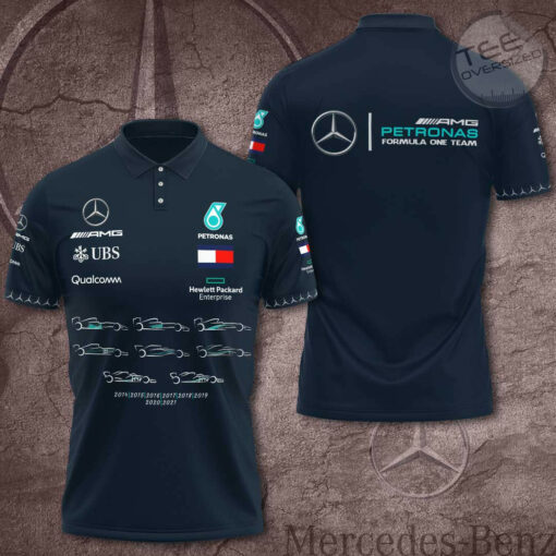 Mercedes AMG Petronas F1 Team 3D Apparels S57 Polo
