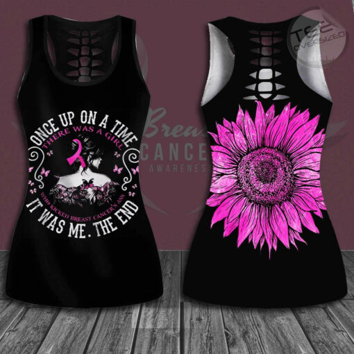 Once Upon A Time There Was A Girl Who Kicked Cancers Ass It Was Me The End tank top