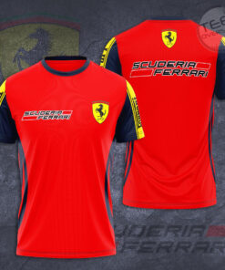 Scuderia Ferrari 2022 Team 3D T Shirt red