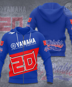 Yamaha Factory Racing 3D Apparels S6 Zip Hoodie