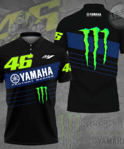 Yamaha Monster x Valentino Rossi VR46 3D Polo shirt