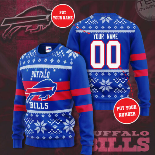 Buffalo Bills 3D Christmas Sweatshirt