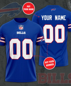 Buffalo Bills 3D T shirt Blue