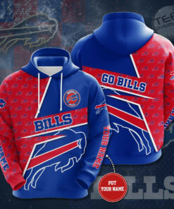 Buffalo Bills Go 3D Hoodie