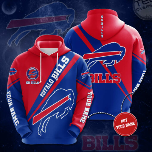 Buffalo Bills Go Bills 3D Hoodie
