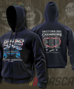 Daytona 500 3D Zip up Hoodie