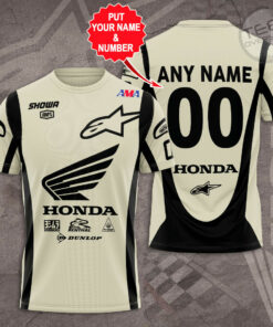 Honda Dunlop 3D T shirt