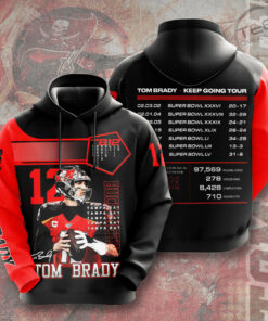 Tom Brady 3D Hoodie