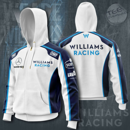 Williams Racing 3D Zip up Hoodie