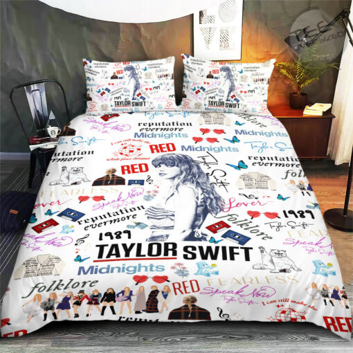 Taylor Swift bedding set – duvet cover pillow shams OVS29823S4B