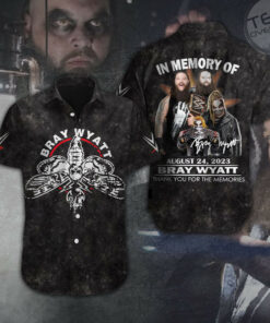 Bray Wyatt short sleeve dress shirts OVS22923S4
