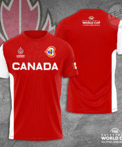 Canada Mens National Basketball Team T shirt OVS13923S5