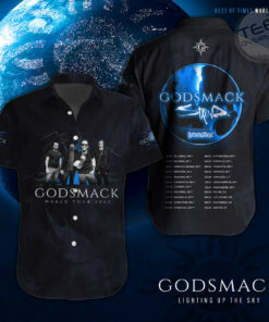 Godsmack short sleeve dress shirts OVS30923S1