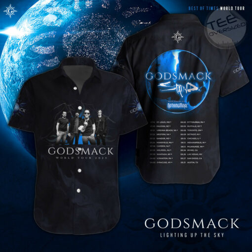 Godsmack short sleeve dress shirts OVS30923S1