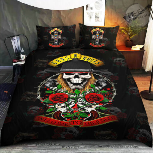 Guns N Roses bedding set – duvet cover pillow shams OVS25923S7B