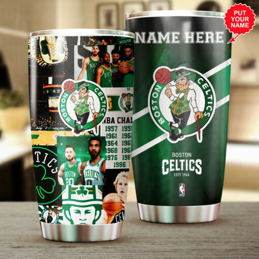 Personalized Boston Celtics Tumbler Cup OVS06923S4