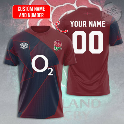 Personalized England X Rugby World Cup T shirt OVS13923S1