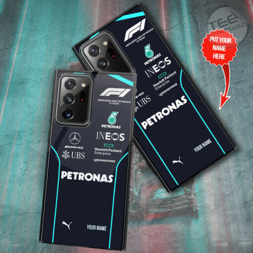 Personalized Mercedes AMG Petronas F1 phone case OVS30923S4B