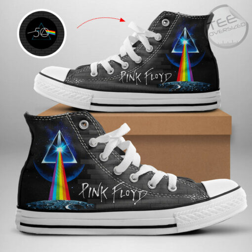 Pink Floyd High Top Canvas Shoe OVS07923S1 Design 2