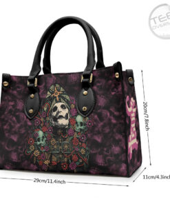 Ghost Band Leather Handbag OVS031023S2A