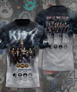 50th Anniversary Kiss Band T shirt OVS221123S3