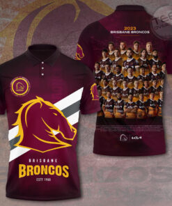 Brisbane Broncos Polo shirt OVS061123S5