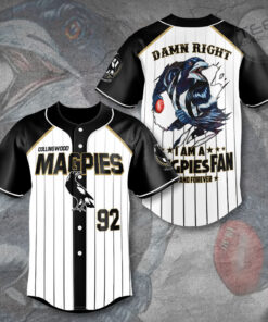 Collingwood Magpies baseball jersey OVS131123S4