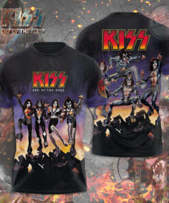 End of the Road Kiss Band T shirt OVS271123S4