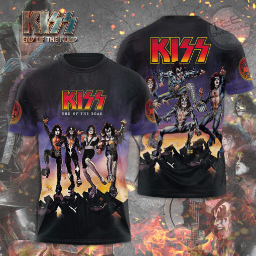End of the Road Kiss Band T shirt OVS271123S4