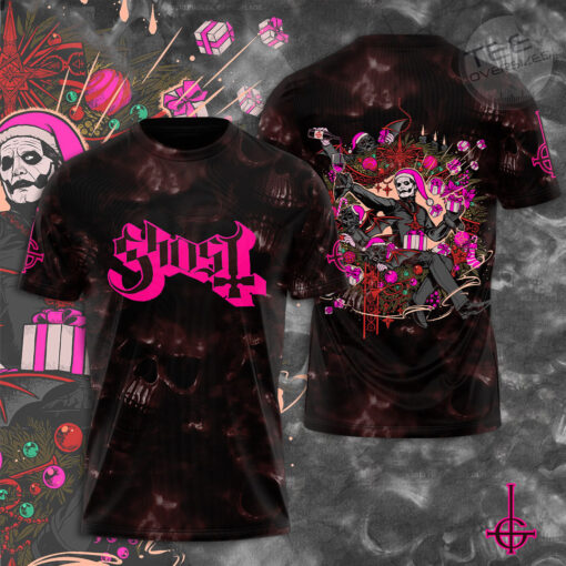 Ghost Band Black Pink T shirt OVS011223S1